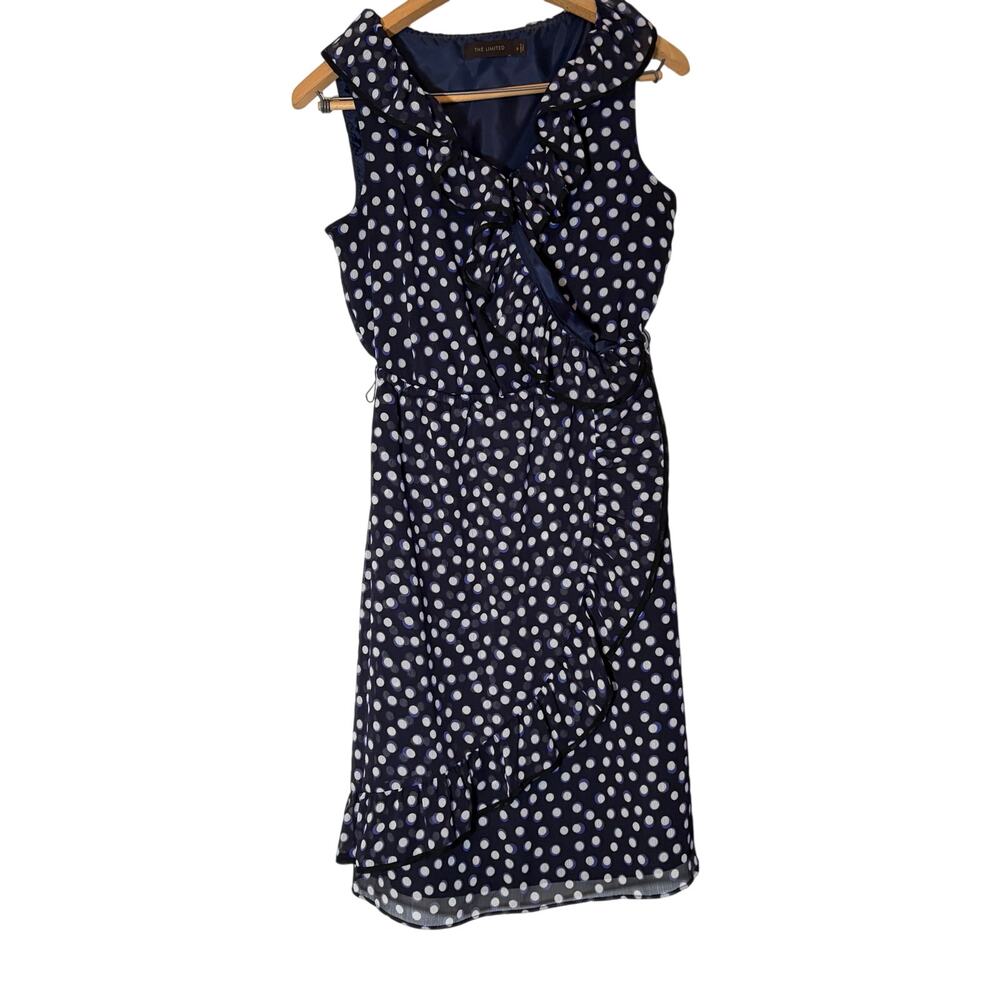 The Limited womens sleeveless ruffle collar dress.  Size 0. workwear, church